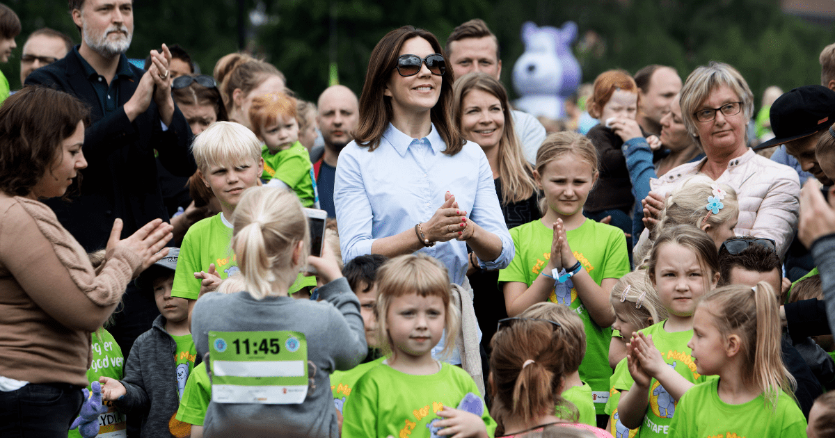 Kronprinsessen til Børnestafetten 2017